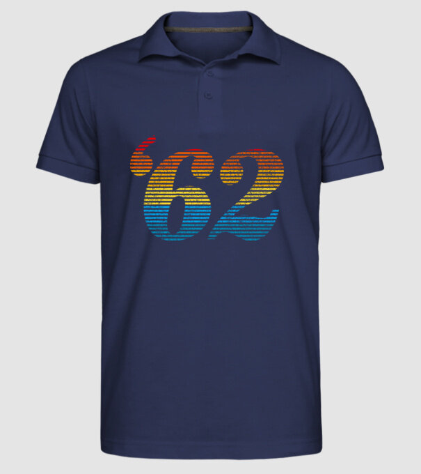 Retro Birthday 1962 model albastru închis pe tricou