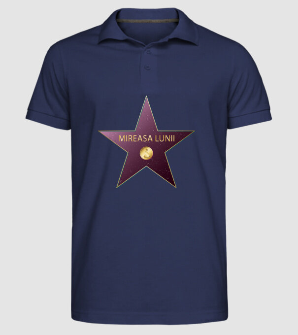 Mireasa lunii model albastru închis pe tricou
