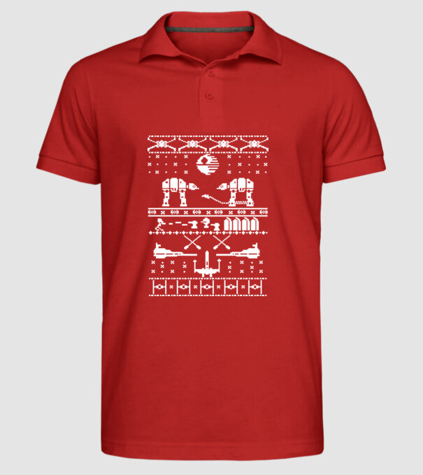 crăciun cu Walker model roșu pe tricou