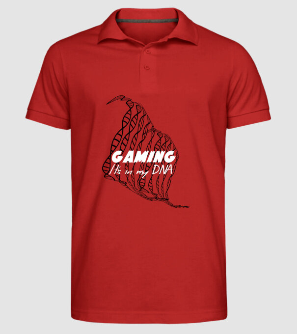 Gamer DNA model roșu pe tricou