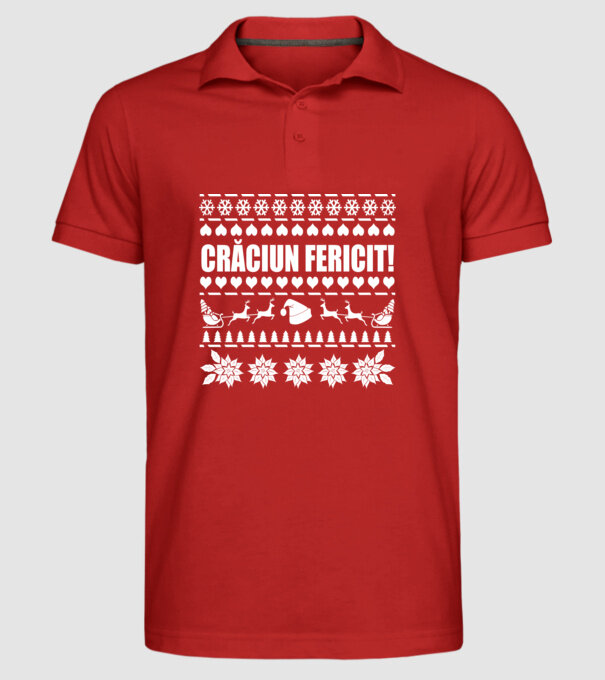 crăciun Fericit! model roșu pe tricou