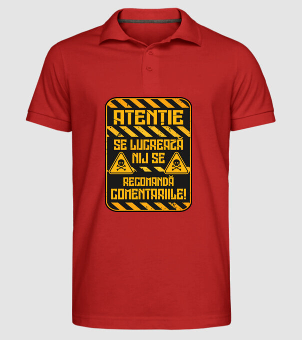 Nu se recomandă comentariile D9233657 model roșu pe tricou