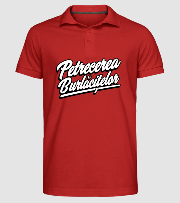 petrecerea burlăcițelor model roșu pe tricou
