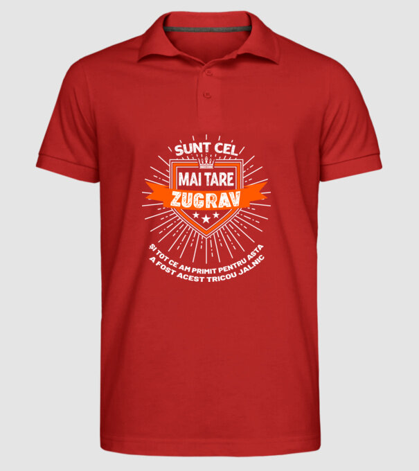 Sunt cel mai tare zugrav și tot ce am primit pentru asta a fost acest tricou jalnic model roșu pe tricou