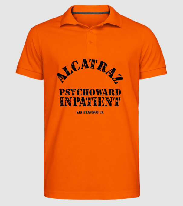 Închisoare carnaval model portocaliu pe tricou