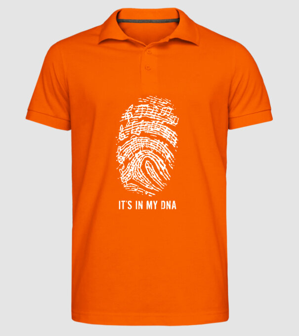 Its in my DNA model portocaliu pe tricou