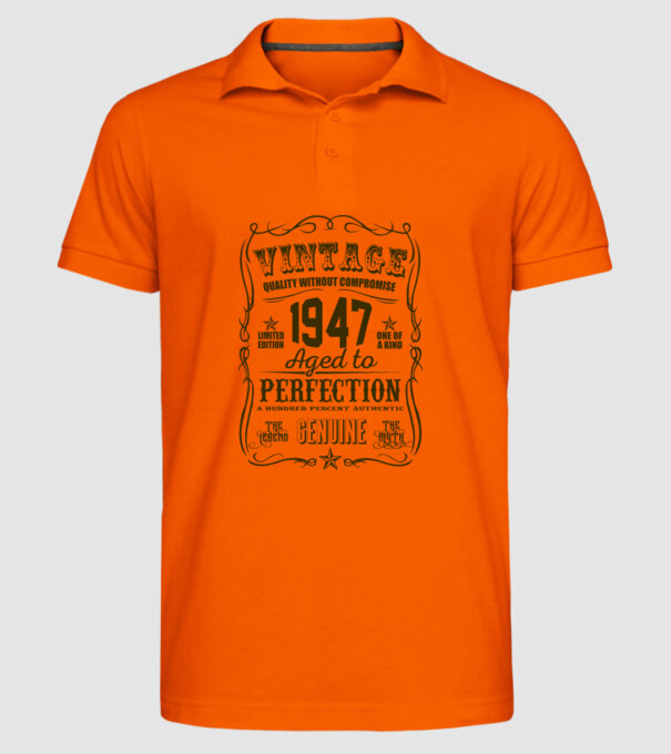 Vintage Perfection - 1947 model portocaliu pe tricou