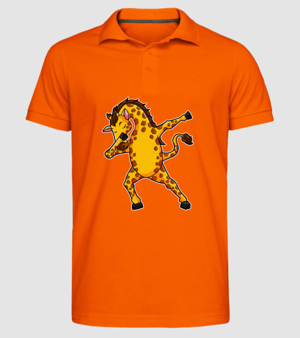 Girafă DAB model portocaliu pe tricou