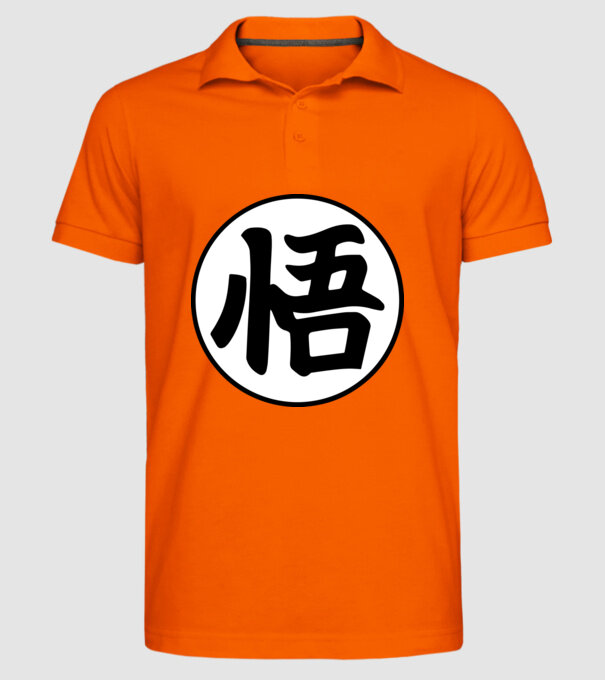 Dragonball logo model portocaliu pe tricou