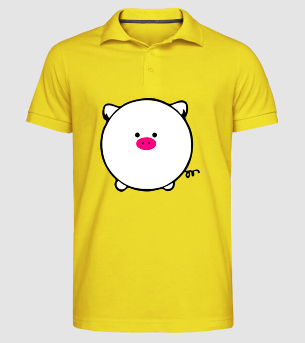 Purcel model galben pe tricou