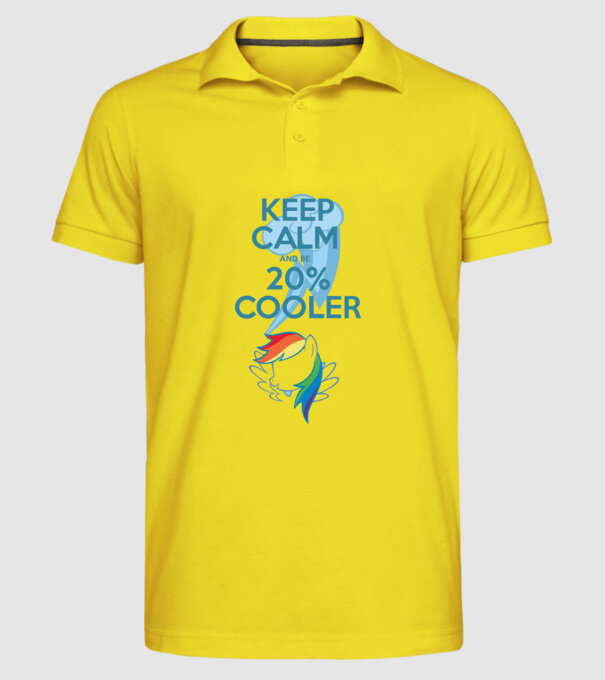 Rainbow Dash model galben pe tricou