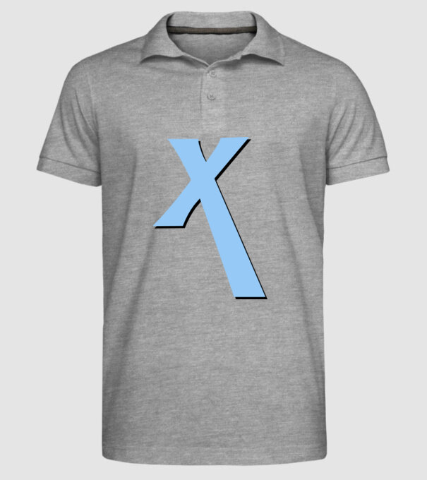 ExcaX model gri pe tricou