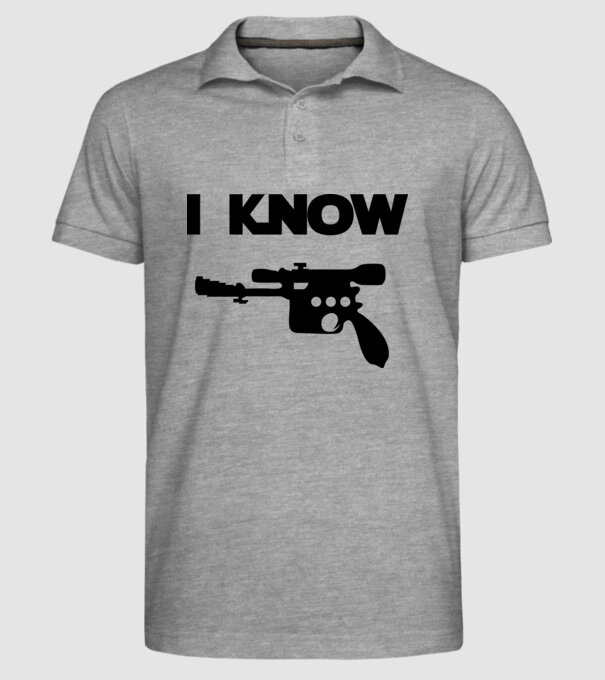 I know model gri pe tricou
