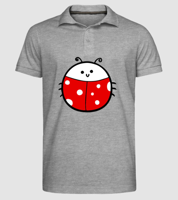 Buburuză model gri pe tricou