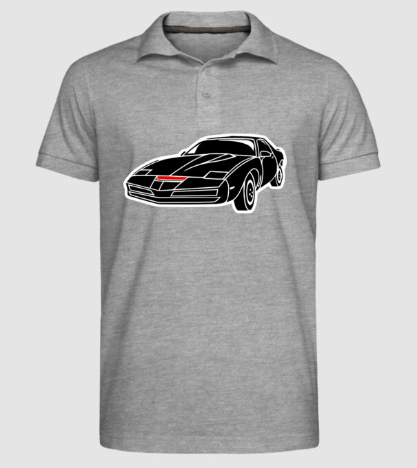 Kitt 3C.eps model gri pe tricou
