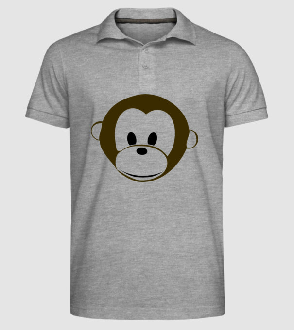 maimuță model gri pe tricou
