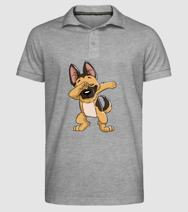Ciobănesc german DAB model gri pe tricou