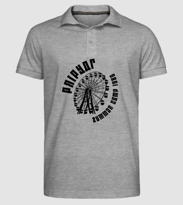 Prypiat summer camp model gri pe tricou