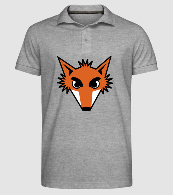 Vulpe model gri pe tricou