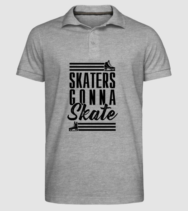 Skaters gonna skate model gri pe tricou