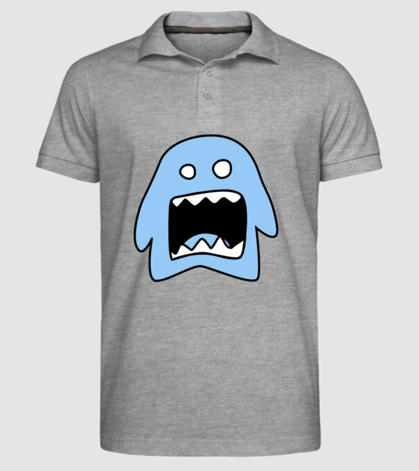 monstru model gri pe tricou