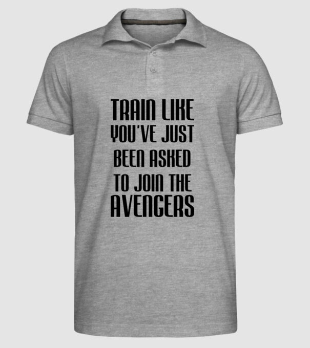 Train like youve just been asked model gri pe tricou