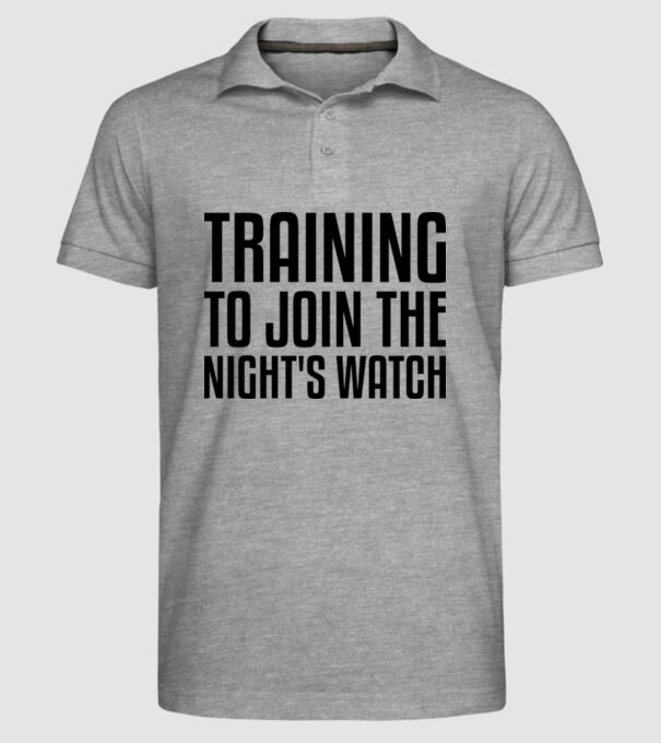 Training to join the nights watch model gri pe tricou