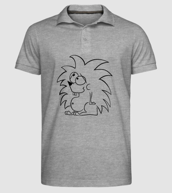 Arici model gri pe tricou
