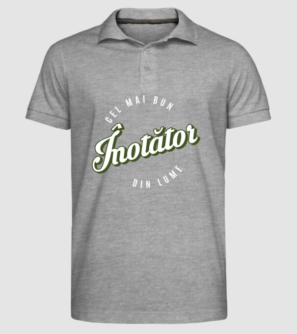 Cel mai bun înotător din lume model gri pe tricou