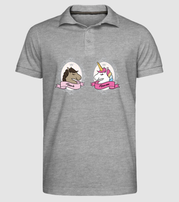 Fiica ta - fiica mea model gri pe tricou