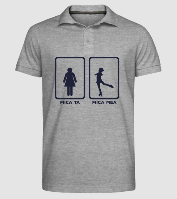 fiica ta - fiica mea model gri pe tricou