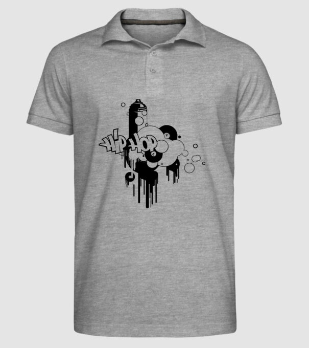 hip hop model gri pe tricou