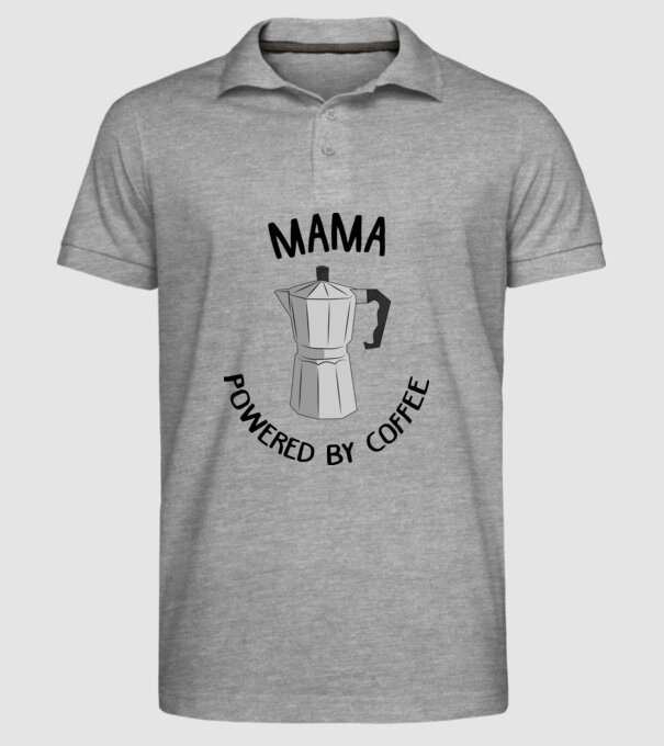 Mama powered by coffee_D1655019 model gri pe tricou