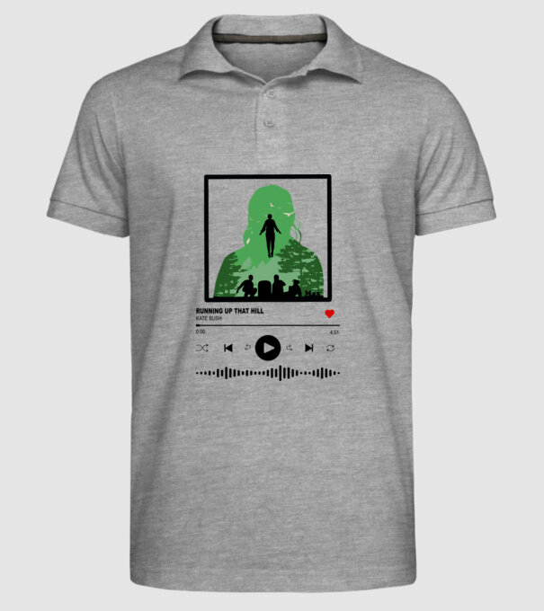maxs favourite song stranger things model gri pe tricou