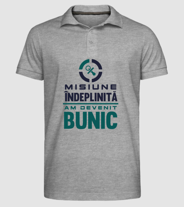 Misiune îndeplinită - am devenit bunic model gri pe tricou