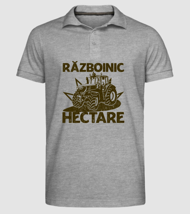 Războinic Hectare model gri pe tricou
