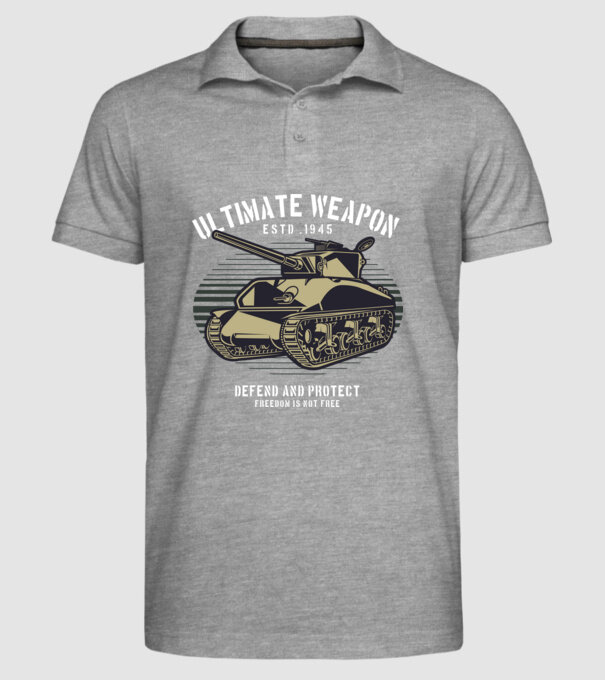 Tancuri model gri pe tricou