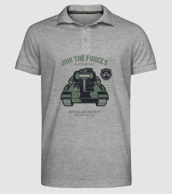 Tancuri model gri pe tricou