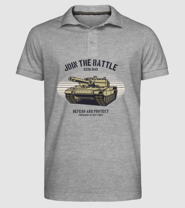 Tancuri model gri pe tricou