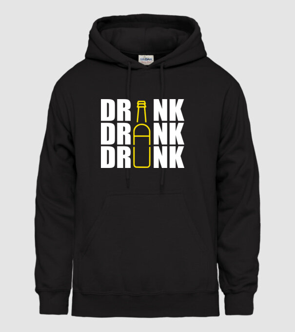 Drink drank drunk model negru pe tricou