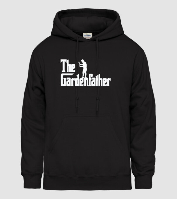 The Gardenfather model negru pe tricou