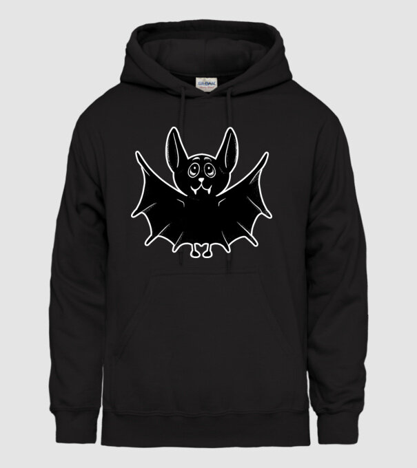 Liliac foarte drăguț model negru pe tricou