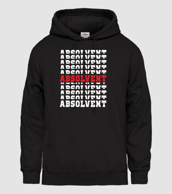 absolvent 2022 model negru pe tricou
