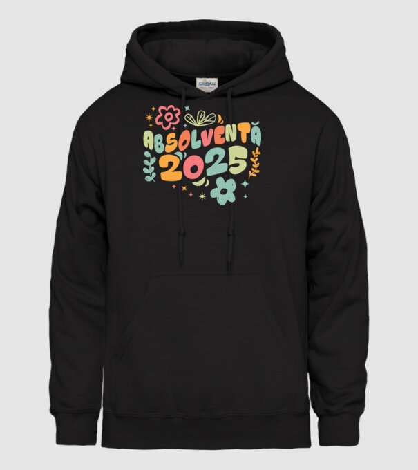 Absolventă 2025 model negru pe tricou
