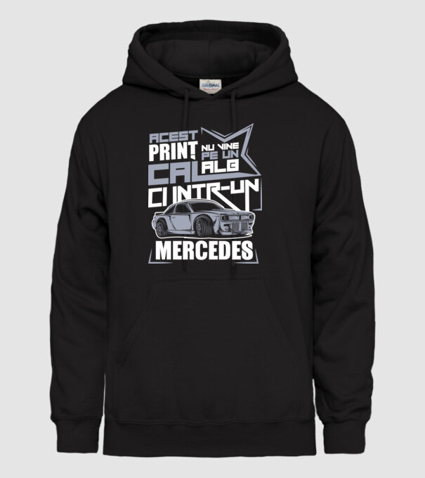 Acest prinț nu vine pe un cal alb, ci într-un Mercedes model negru pe tricou
