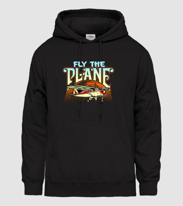 Avioane model negru pe tricou