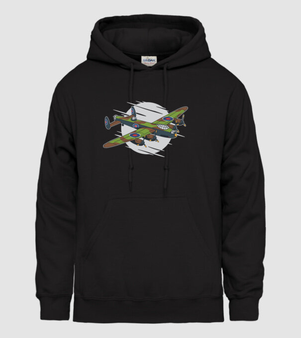 Avioane model negru pe tricou