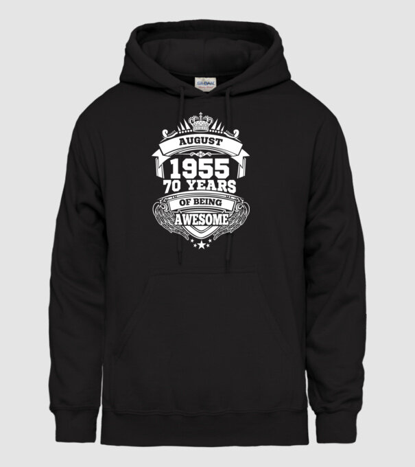 Awesome being of august 1955 model negru pe tricou