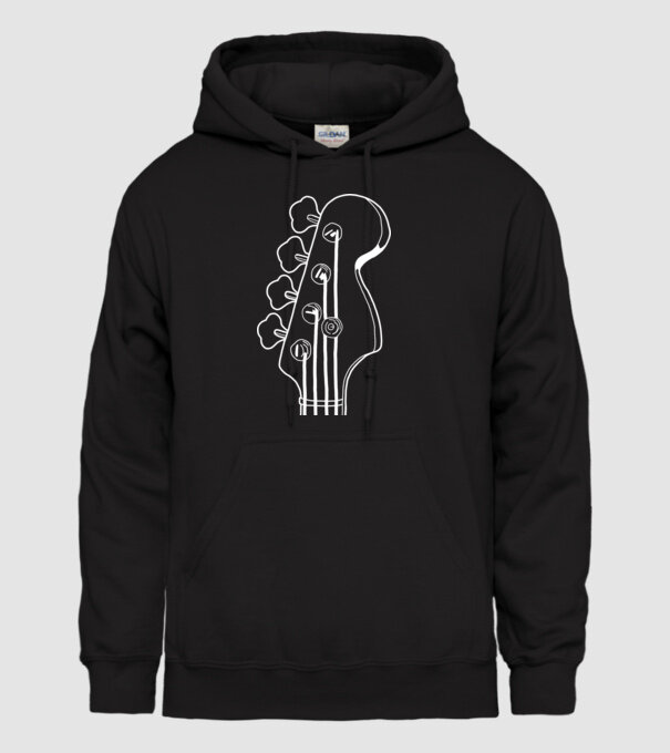bass model negru pe tricou