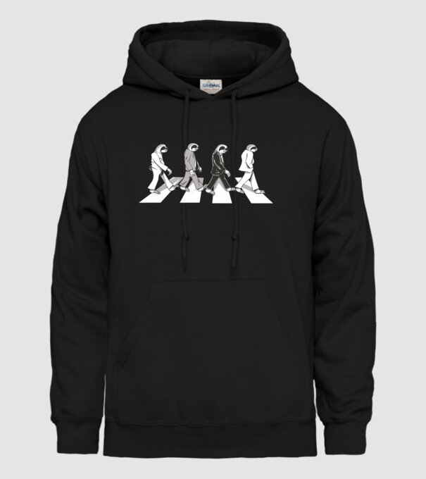 Beatles model negru pe tricou